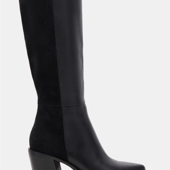 Dolce Vita Knee High Black Boots Size 7 - Kristy - Picture 9 of 12